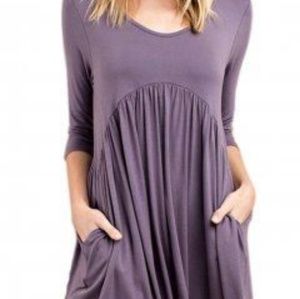 Criss cross back dress